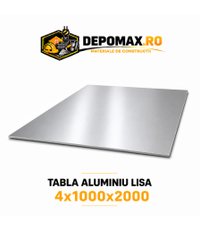 Tabla aluminiu lisa 4mm, 1000x2000mm (1050A)